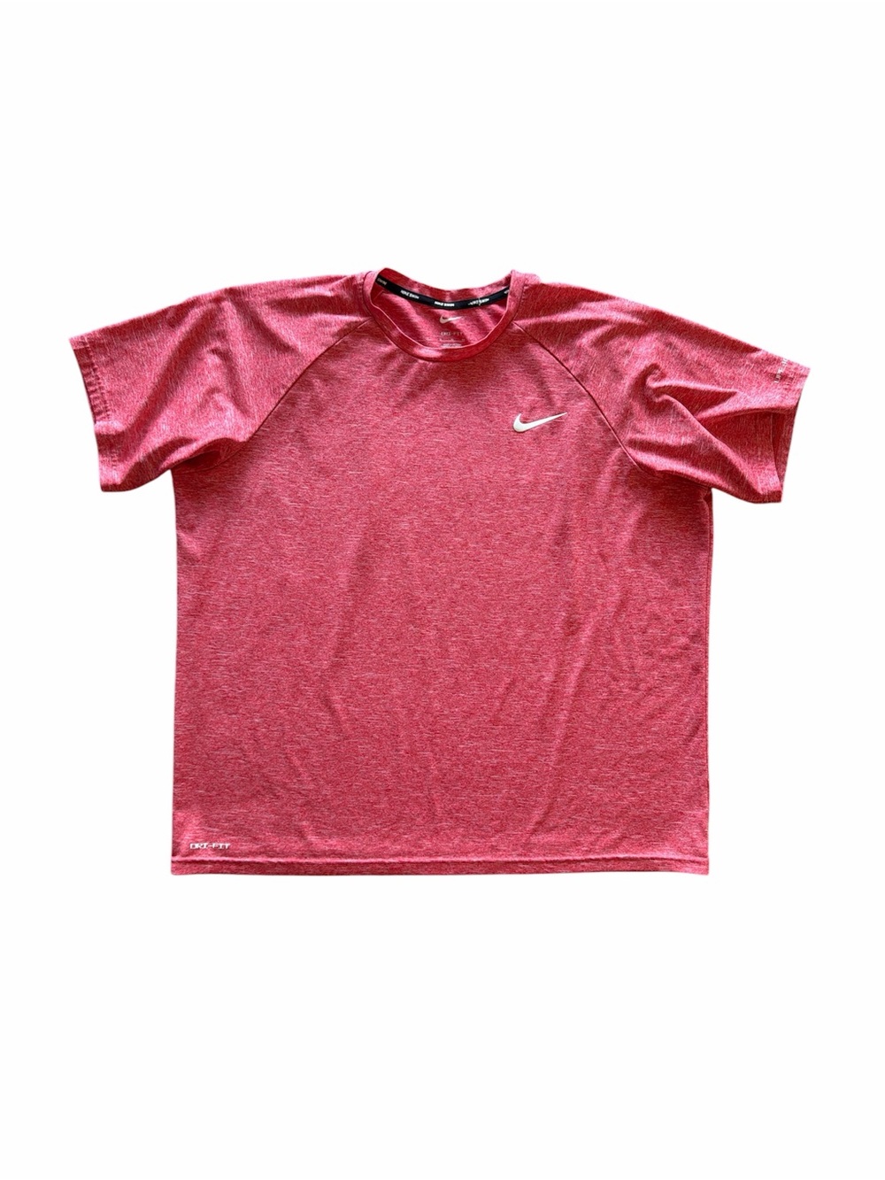 Nike Dri-FIT Heathered Red Performance Training Shirt Men’s XL